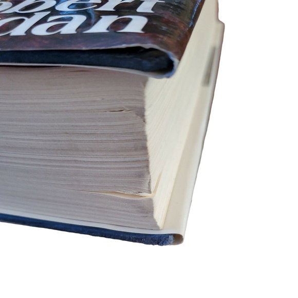 1ST PRINT! Wheel Of Time #6 Lord of Chaos Robert Jordan HCDJ - Picture 4 of 11